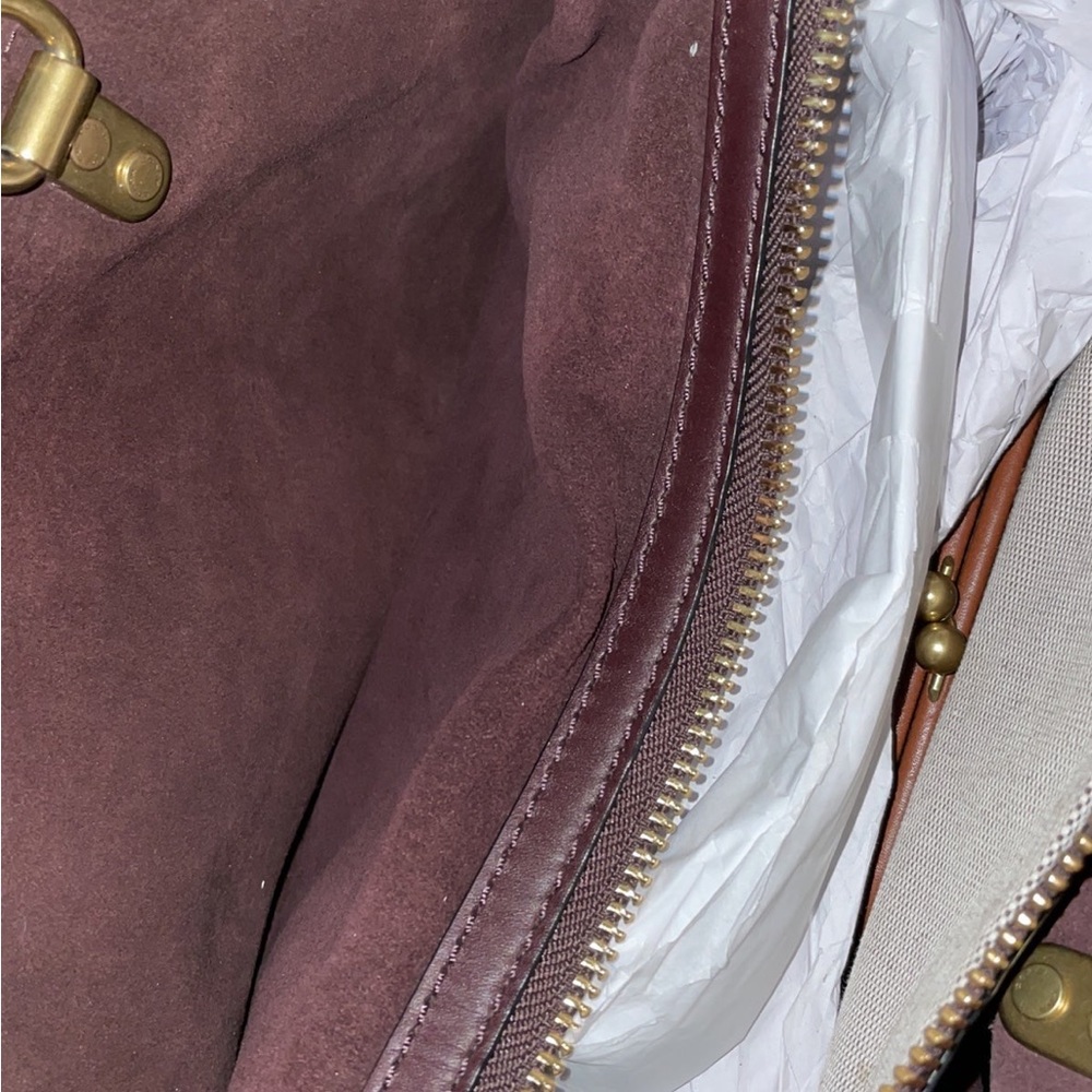 Coach Oxblood Gold Rivet Rogue NWT RARE - Picture 11 of 12